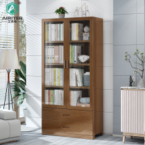 Simple Bookshelf Shelves Shelve Bookcase Childrens Collection Bookcase Home Living Room Dust-Proof Non Solid Wood Lockers