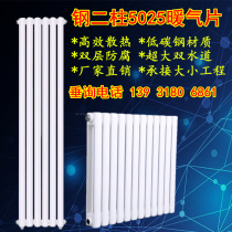 Radiator household steel plumbing heat sink central heating rural coal to gas wall hanging vertical steel two-column heating