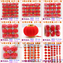 Flocking Small Lanterns Red Strings Basin View Trees on Festive Wedding House Decorations Creativity of the Palace Lights Marriage New Year