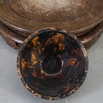 Song Dynasty unearthed ancient porcelain Jizhou kiln change flame bowl antique old goods collection antique ornaments ancient porcelain