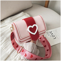 Net red childrens bag 2021 new shoulder bag princess fashion wild small square bag little girl messenger bag tide