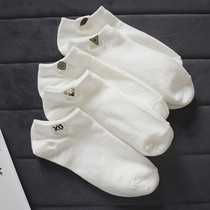 Socks Mens pure cotton sucking sweat Deodorant Invisible low Help Sports Shallow Mouth Ship Socks Summer Thin white Fashion women Short socks