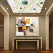 Abstract modern art glass acrylic organic UV light transmission aisle ceiling living room porch corridor ceiling
