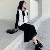 Pregnant women autumn winter dress 2020 pregnant women autumn suit plus velvet vest vest vest vest two-piece set