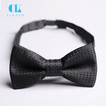 Boys bow tie Childrens boys Middle and high school black National standard Latin dance performance competition regulations Accessories