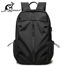 Bin Ao kangaroo Korean backpack mens business leisure computer bag waterproof travel bag tide student schoolbag female