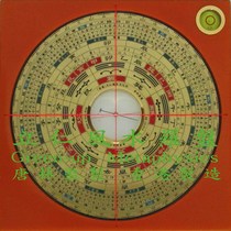 Hong Kong Tangs impermanence school Xuankong Feng Shui compass MK135-35-8 Bakelite Shen Gong memorial plate