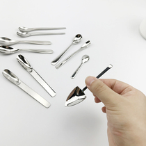 1810 stainless steel coffee spoon Mini spoon Dig salt panax powder seasoning spoon Corrosion-resistant baby food spoon