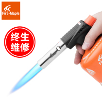 Fire maple gas can spray gun Outdoor portable field carbon point gun fire burning picnic Cassette gas spitfire gun igniter