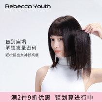 Rebecca wig female one-piece pad hair full-body hair pad thickening on both sides of the head pad high straight hair film
