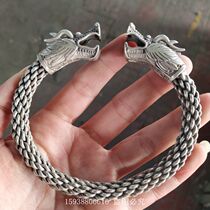 Antique Old Bronze Miscellaneous Collection of Silver Silver Silver Silver Faucet Bracelet Bracelet Man Old Antique