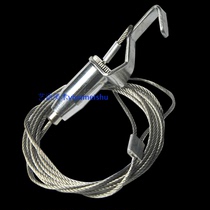 Stainless steel wire rope drawing hook hook hook adhesive hook steel wire 2 meters oil painting hook oil canvas painting hook