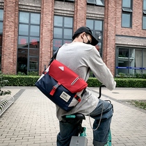 Japanese tide shoulder bag male Lady ins street trend shoulder bag Sports Leisure College students messenger bag dead flying