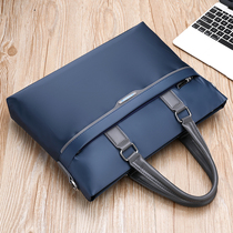 Waterproof Handbag Men Briefcase Business Single Shoulder Inclined Satchel Bag Men 14 Inch Casual Computer Bag Mens File Bag