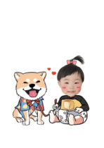 No physical object ~ ~ ~ Cartoon painting avatar electronic avatar design custom private cartoon Korean baby