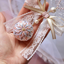 Ju rabbit hand Jiguo embroidery material bag handmade diy Decompression sachet homemade car pendant to send friends gifts