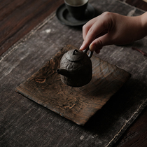 Thin horse hand-made craftsman Tea tray tray deadwood weathered whole wood Hand-hewn lone products A small number of spot