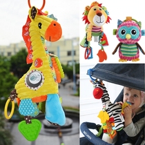 Baby music appease doll hand puppet music box rattling bell cart pendant bed hanging around 01 year old plush toy