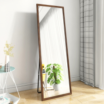Full body dressing floor mirror with large fitting mirror wall bedroom student dormitory low price three-dimensional hanging wall