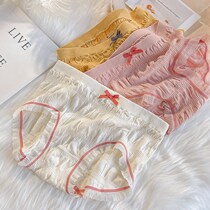 Japan Durgge Modale Underpants girls pure cotton in waist pure desire girl No marks Full cotton new