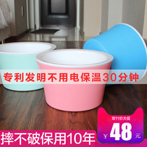 Foot bath tub insulation health household double calf non-wooden plastic foot bath tub Foot bath tub thickened foot wash basin