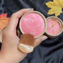 Vitality girl cake Yan soft blush Nude makeup Natural pearlescent Orange repair High gloss brightening skin tone Baking powder rouge