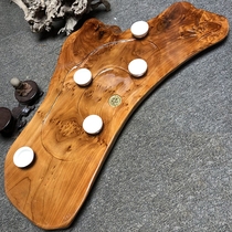 Solid wood tea tray log whole root carved tree root tea tray storage water drainage household natural economy type tea several large