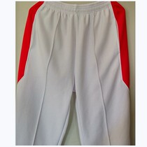 Spring and Autumn models Beijing National Peoples Congress Affiliated Middle School and high school students winter plus velvet school pants closed sweatpants summer thin model