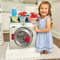 American Little Teck Smart Drum Washing Machine Children Simulation Furniture Baby Play Toy Boys and Girls Voice