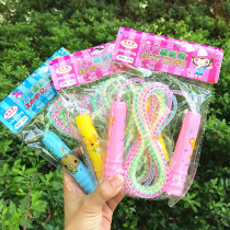 Childrens colorful skipping kindergarten Primary School students outdoor sports beginners adjustable competition pattern jumping God