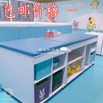 Touching platform swimming pool baby care diaper platform moon center console multifunctional portable storage Bath table