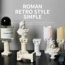 Roman column candle photo props background photography props shooting props ins decorative background cloth pendulum props