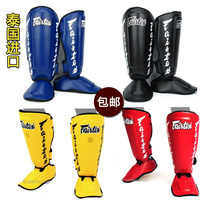 Thailand Fairtex boxing Protective gear Adult male and female calf protective gear with instep Muay Thai SP7 Sanda fighting protective leg