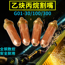 National standard G01-30 100300 cutting torch oxygen acetylene ring cut mouth propane plum blossom cut mouth 1#2#3号