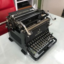1930s German mainland brand antique mechanical English typewriter can type retro film and television props collection recommended
