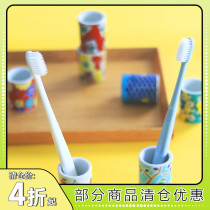 Japan Imports Nine Valley Fever Writers Hand-painted Ceramic Toothbrush Holder toothbrush barrel Toothbrush Holder barrel Toothbrush Holder pen holder