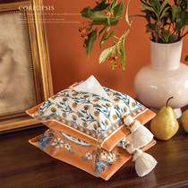 ins cloth towel set paper bag paper towel box car tissue storage bag napkin box car paper towel storage box