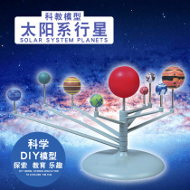 Solar System Demonstrator Homemade Solar System Model Solar System Celestial Body Runner Nine Planetary Model DIY Toy