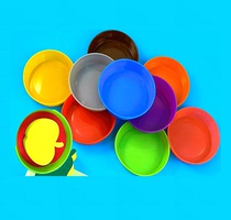 Color Bowl 10 sets of paint plate palette palette palette box painting art painting material DIY kindergarten art teaching aids