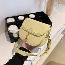 Hong Kong bag 2021 New Fashion shoulder high sense women bag simple personality crossbody pet saddle bag