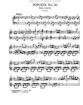 Haydn Piano Sonata NO 60-HD waterless printed piano score