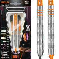TARGET Probe Fan Barney RVB 80 Tungsten Steel Darts Hard Soft Orange Straight Darts 23 25g