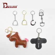 Equestrian mouth iron keychain exquisite equestrian pendants equestrian gifts harness gifts ornaments eight-foot dragon harness