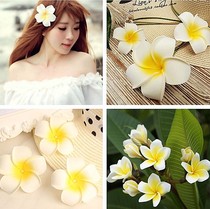 New bikini floral headdress corsage simulation Daisy egg flower hairclip headgear seaside resort swimsuit accessories