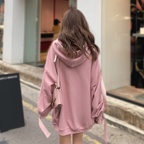 (Little Cai Mummy) Large code gestation womens clothing oversize clothing for a long time in the middle of pregnancy