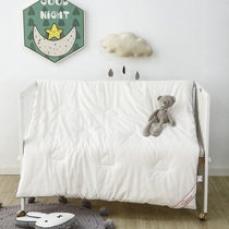 Pure cotton primary and secondary quilted by cotton quilted by spring and autumn Kindergarten 120 * 150 Children by Core Students Dormitory Single Bed Quilt