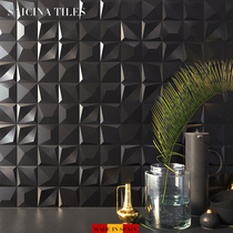 Spain imported solid color 3D three-dimensional tile bathroom art personality wall tile bathroom kitchen restaurant background wall
