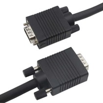 50 m male-male chip computer connected to the monitor host connected to the projector data cable TV connected to the video vgaline