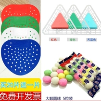 Urinal deodorizer Male urinal filter splash pad Deodorant aromatic ball Urinal incense pad Triangle 2