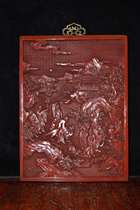 A folk collection of old lacquerware hanging screens for one piece